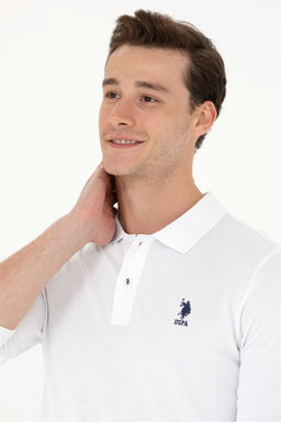 U. S. Polo Assn Мужской белый базовый свитшот - U.s. polo assn фото 2