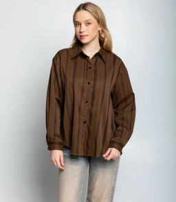 Рубашка #КТ129 (1), шоколадный