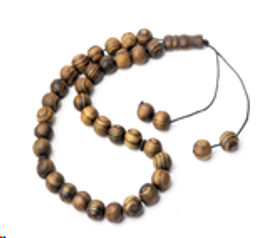 Четки мусульманские 33 бусины 12мм / MА53 /уп 10/400/коричневые - Галеонтрейд фото 5