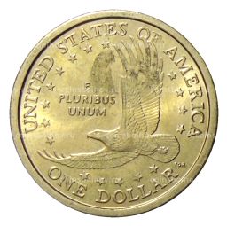 1 доллар 2000 года P США Сакагавея  Парящий Орел