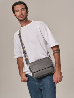 Мужская кожаная сумка Bora DBR 7113 мышиный