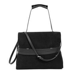 Женская сумка, замша, MIRONPAN 520607 Черный