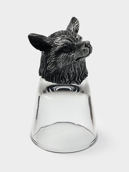 Подарочный набор рюмок-перевёртышей «Настоящему мужчине», на 3 персоны, рюмка 50 мл, стекло, металл