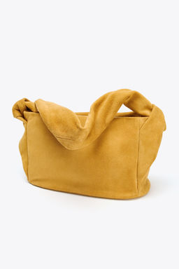 SPLIT SUEDE HANDBAG - Zara фото 6