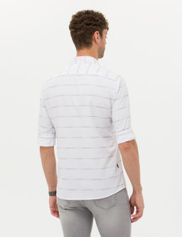 Bej Slim Fit Uzun Kollu G_mlek - Pierre cardin фото 5