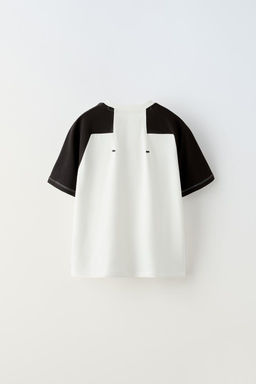 SPORTY T-SHIRT WITH TEXTURED NUMBERS - Zara фото 5