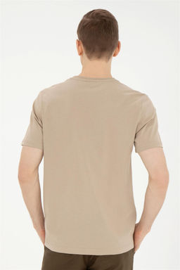 Мужская футболка светло-хаки - U.s. polo assn фото 5