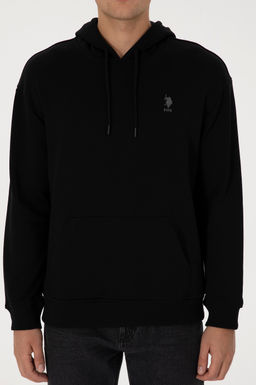 Erkek Siyah Basic Sweatshirt - U.s. polo assn фото 6