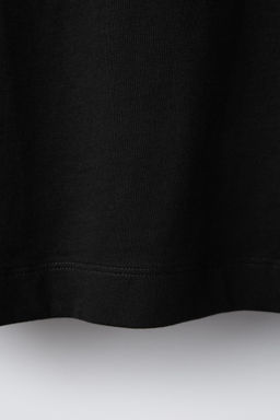 PLAIN T-SHIRT WITH TAB DETAIL - Zara фото 4