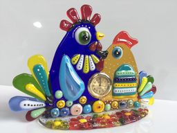 Часы настольные Петушок и курочка - Стрекоза фото 4