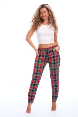 Брюки пижамные женские в клетку