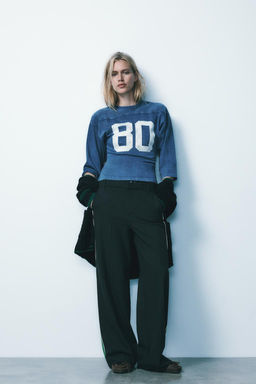 PINSTRIPE TROUSERS WITH BOXER DETAIL - Zara фото 17