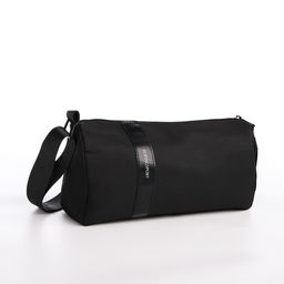 Сумка молодёжная на молнии, 29×11×15 см, чёрная