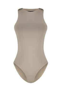 Vizon Halter Yaka Vucuda Oturan Esnek Alttan C?tc?tl? Orme Body TWOSS20BD0044
