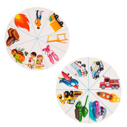 Развивающая игра с прищепками Профессии и транспорт, по методике Монтессори - Iq-zabiaka фото 2