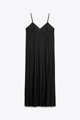 ZW COLLECTION PLEATED MIDI DRESS - Zara фото 13