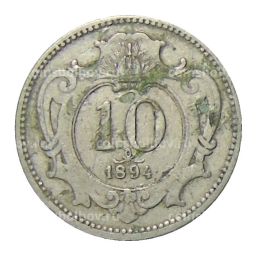 10 геллеров 1894 года Австрия