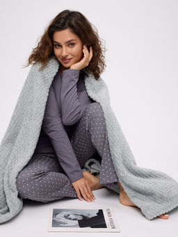 Пижама женская из кулирки Today серый - Амадэль фото 24