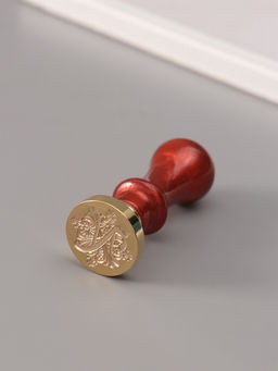 Печать для сургуча с пластиковой ручкой «Буква N на вензеле», 2.5×2.5×6.3 см