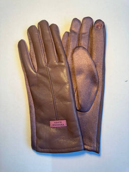 K13123 Перчатки утепленные ТМ_КОРИЧНЕВЫЙ