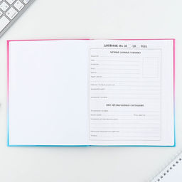 Дневник школьный 1-11 класс универсальный «Градиент», твердая обложка 7БЦ, глянцевая ламинация, 40 листов