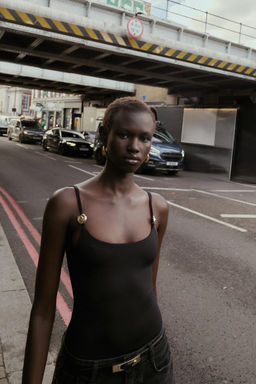 BODY FORNITURA POLIAMIDA / Negro - Zara фото 3