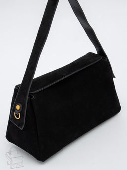 Сумка женская кожаная 1103M black Polina&Eiterou в Новосибирске