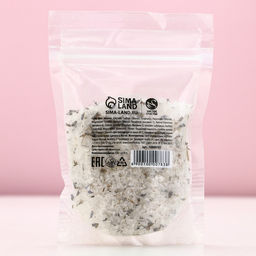 Соль для ванны с цветами нежной лаванды, 150 г, Чистое счастье