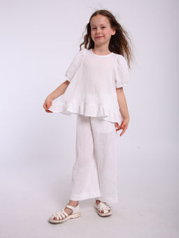 Костюм Пикми муслин белый, КМ-196-3 - От егорки до егора фото 6