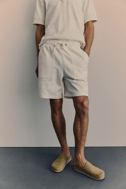 Pantalon corto en sudadera Regular Fit - H&m фото 4