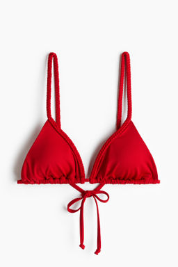 Top de bikini triangular con relleno - H&m фото 2
