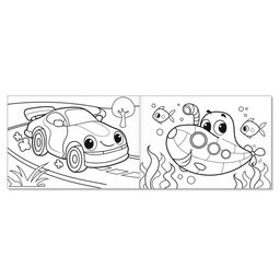 Цена за 2 шт. Раскраска «Транспорт. Машинка», А5, 12 стр.