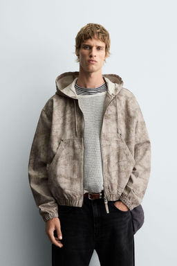 WASHED HOODED JACKET - Zara фото 2