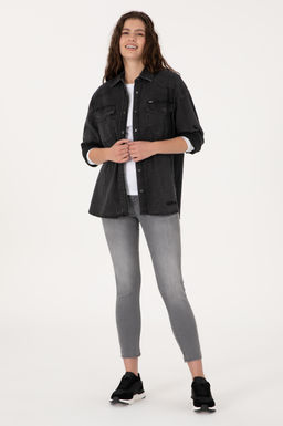 Kad_n Siyah Jean G_mlek Sepette S_rpriz _ndirim - U.s. polo assn фото 4