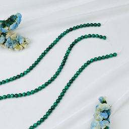 Бусины для украшений из Малахита (65 бусин) 39 см