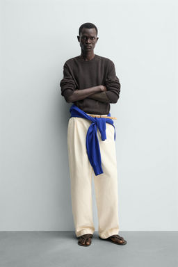 JERSEY REGULAR FIT ALGOD?N - LINO / Marr?n