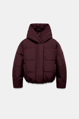 SHORT WATER-REPELLENT WINDPROOF HOODED ANORAK - Zara фото 18