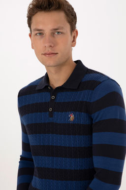 Erkek Lacivert Kazak