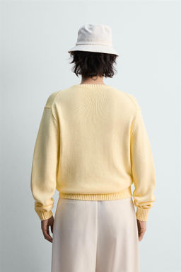 TEXTURED COTTON JUMPER - Zara фото 3