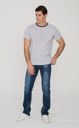 Футболка F011-0600bb grey melange - Fine joyce фото 2