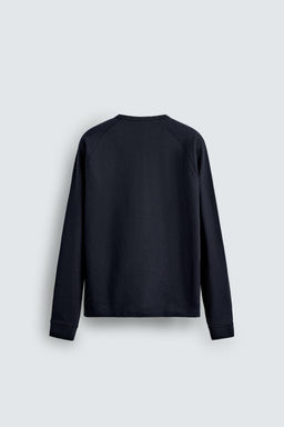CAMISETA HEAVYWEIGHT CREWNECK / Azul profundo - Zara фото 8