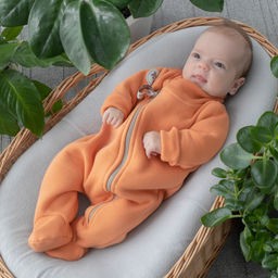 Kinderlitto Комбинезон-поддева Topolino, футер, оранжевое солнце