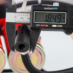 Насос ножной с манометром COMIRON FUJIN 2, стальной корпус, два поршня 55*110мм., вес 1,2 кг. /уп 10/ - Галеонтрейд фото 3