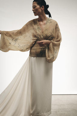 ZW COLLECTION PRINTED TOP - Zara фото 2