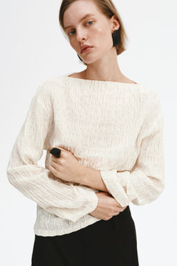 Top con escote barco - H&m фото 8