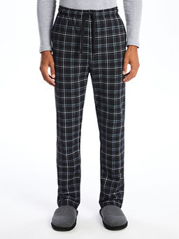 Standart Kal?p Ekose Erkek Pijama Alt