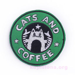 Нашивка Cats and coffee