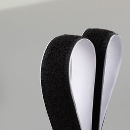 Липучка «Петля», на клеевой основе, 20 мм, 25±1 м, чёрная