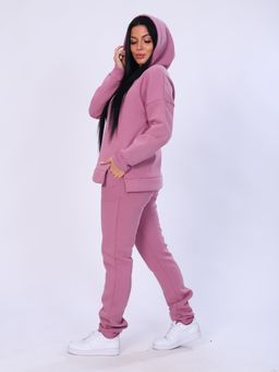 М339 Костюм Виктория с капюшоном (розовый) - Иванушка-трикотаж фото 11