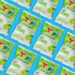 Цена за 24 шт. Мармелад Yupi со вкусом винограда, 5 г - Simaland фото 2